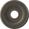 Ekena Millwork Berkshire PVC Medallion (Canopies up to 5 3/4"), 13"OD x 3 1/2"ID x 3/4"P, Metallic Weathered Steel CMP13BEDST - alternate 1